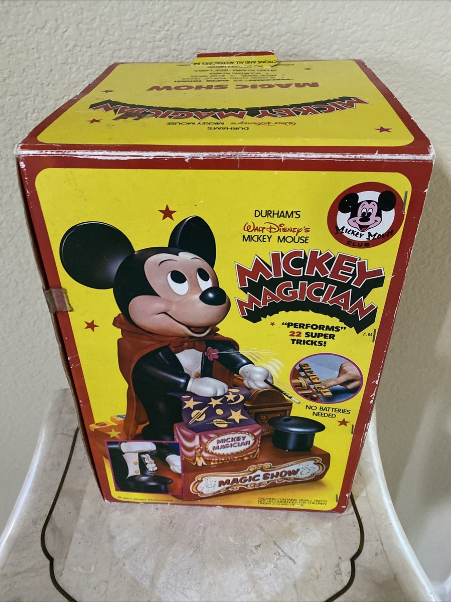 Vintage Mecanical Walt Disney's Mickey Mouse Club Magician Magic