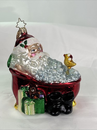 Vintage Christopher Radko ‘Twas the Night After Christmas’ Blown Glass Ornament - Picture 2 of 10