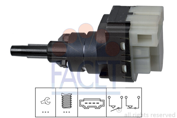 Facet Bremslichtschalter FüR Audi A3,A4,A6,A8,ALLROAD,Q7,R8-image