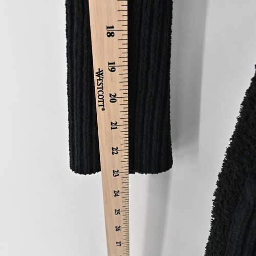 NATORI Robe Womens Sz L Black Fleece Belted Comfort Sherpa Plush Soft Cozy JOSIE - 第 12/13 張圖片