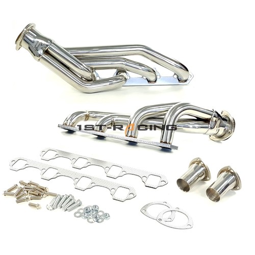 1-5/8" Mid Length Exhaust Manifold For Ford Mustang Falcon Comet SBC 260 289 302 - Picture 1 of 5