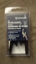 2 Attwood 4" 10.2cm Nylon Cleats 11783-7 KAYAK CANOE SMALL BOAT DOCKING ANCHOR