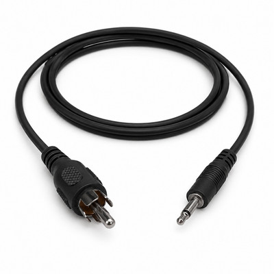 3.5mm Mono Male to RCA Male Audio Cable - 6ft / 12ft