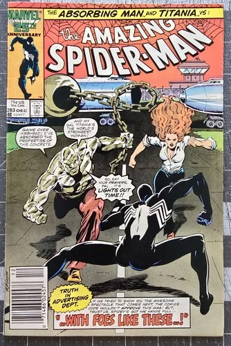 Amazing Spider-Man #283 (Marvel Comics 1986) Hobgoblin App, 1st App Mongoose VF