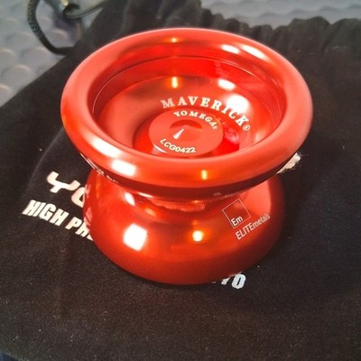 Yomega Maverick Elite Metal YOYO Red LCG0422 Responsive 67g