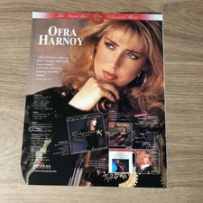 GRAM48 MAGAZINE ADVERT 11X8 OFRA HARNOY ON RCA VICTOR
