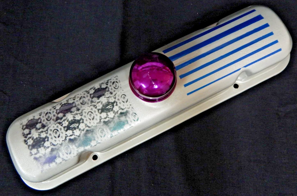 Cubierta de válvula pintada personalizada Pontiac 389 455 + arte de pared popular Breather Mancave Foto 3 de 4