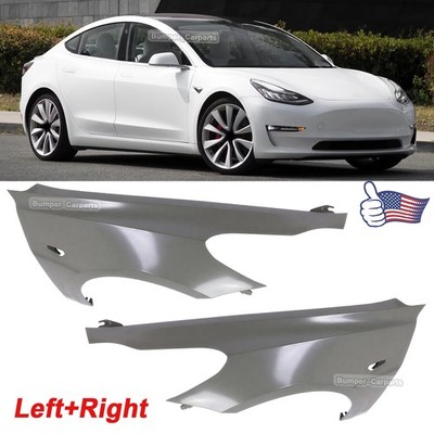 Fender Set for 2017-2023 Tesla Model 3 Front Left & Right TA1240100 TA1241100