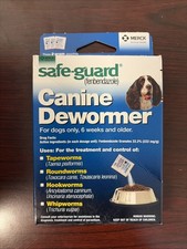 Merck Safe-Guard Canine Dewormer For Dogs 6 Weeks and Older three 2 grams 