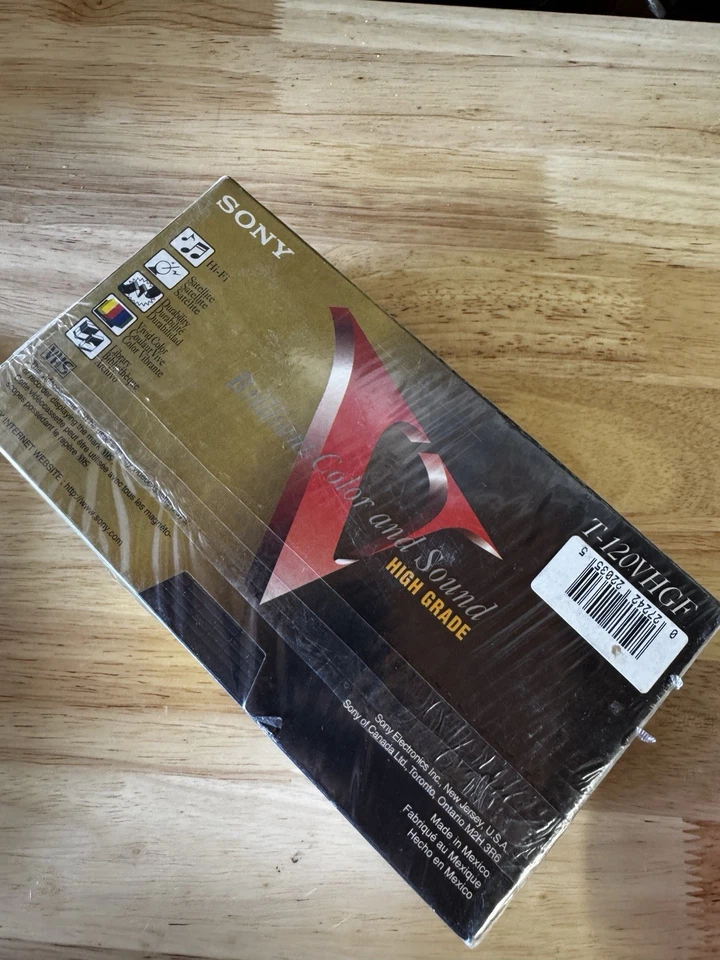 3x SONY Premium Grade T-120 6 HRS VHS Blank Video Tapes New Sealed FREE SHIP - Image 4 of 4