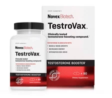 Novex Biotech Testrovax Best Testosterone Booster for Men - T Booster - Fenug...
