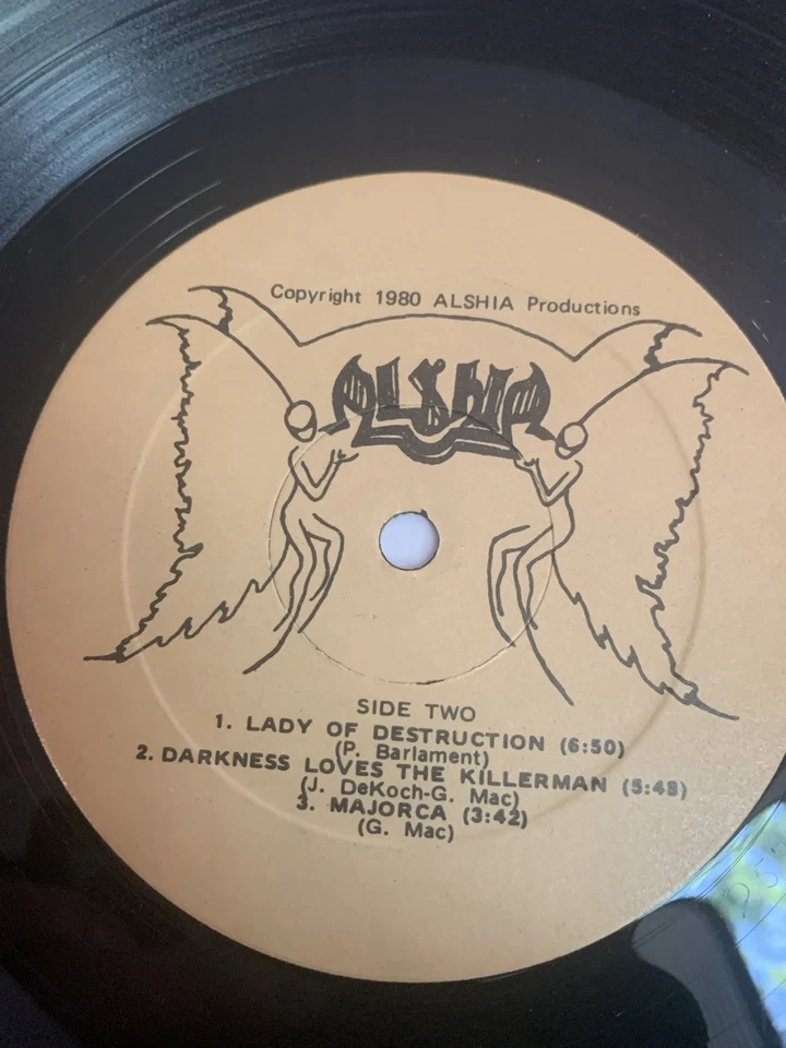 ALSHIA - Alshia (1980) US male/female vocal psych prog folk private LP Pokora - Image 4 of 4