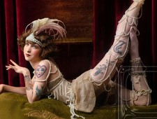 Vintage, Tattoo Art photography 11 x 14" Photo Print