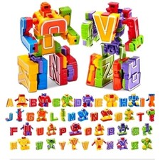 Lakeshore Alpha-Bots 26 Transforming Robots Into Letters Educational Product