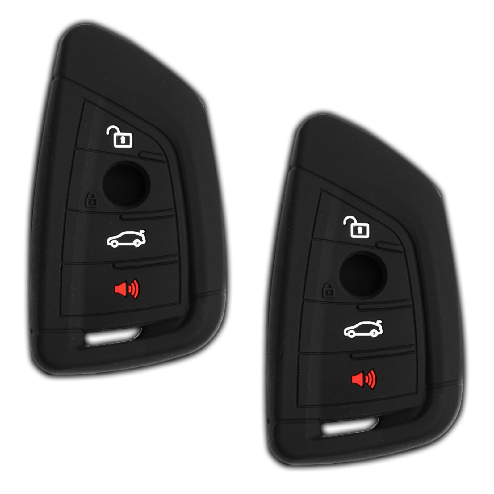 2 Key Fob Remote Skin Shell Case Cover Replacement for BMW NBGIDGNG1