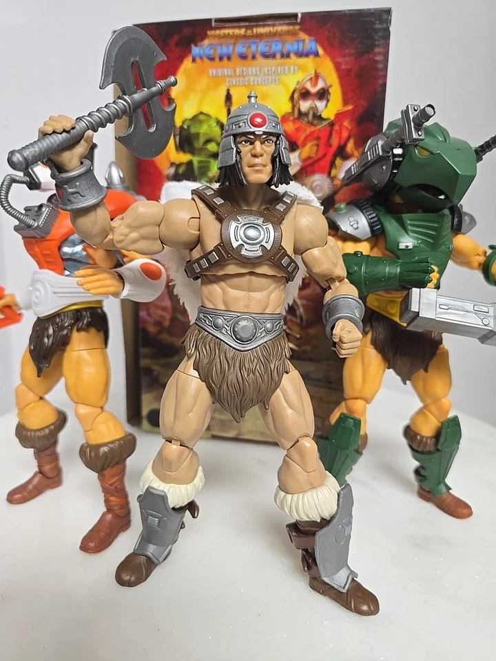 Vykron Masterverse Masters of the Univere New Eternia 7" All 3 Versions Complete - Image 2 of 4