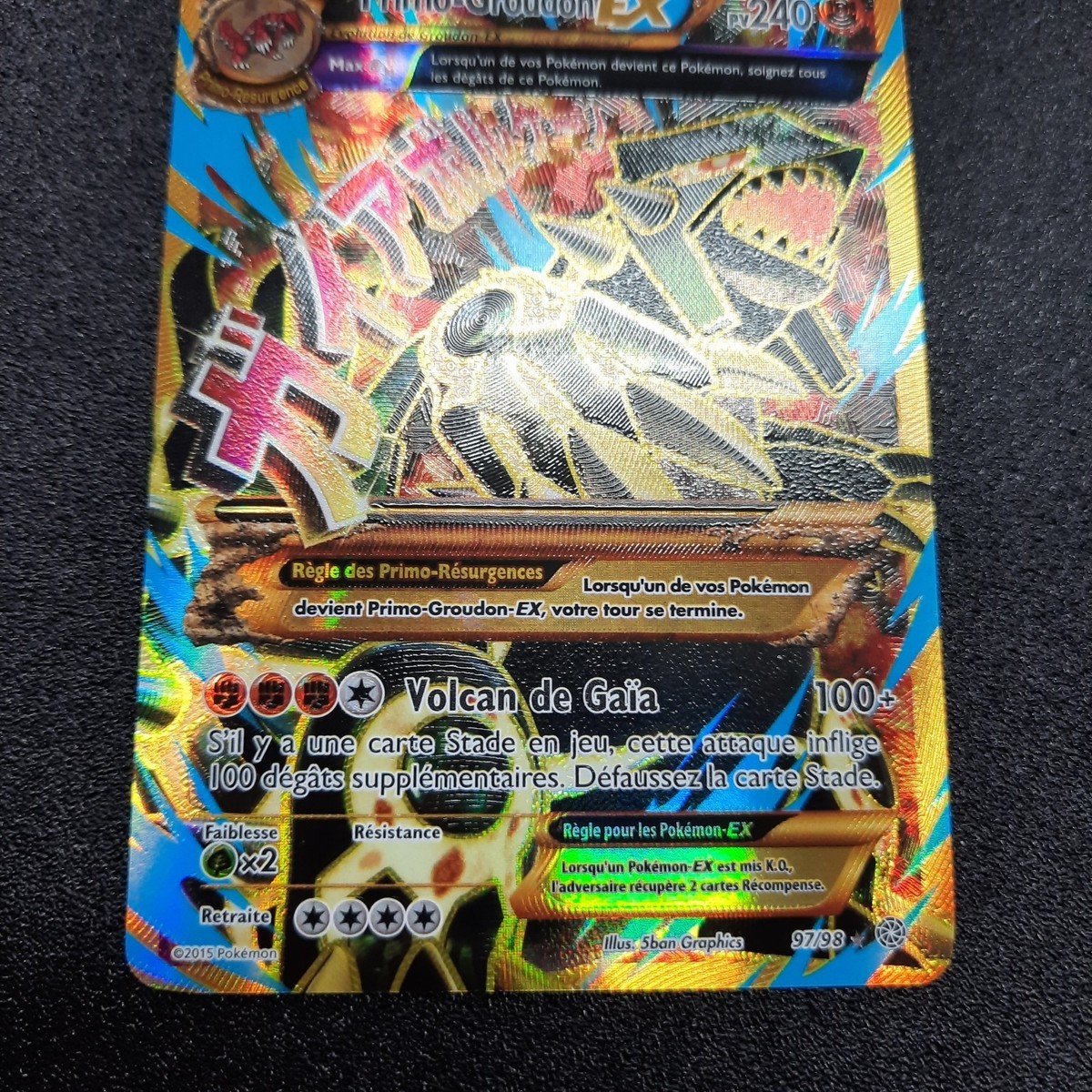 ゲンシグラードンEx 英語 97/98 Pokemon - Primal Groudon-EX (97/98) - Ancient Origins - Holo