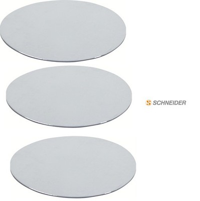 Tortenuntersetzer Tortenscheibe Tortenunterleger 3er Set silber 240mm/H 2,5mm