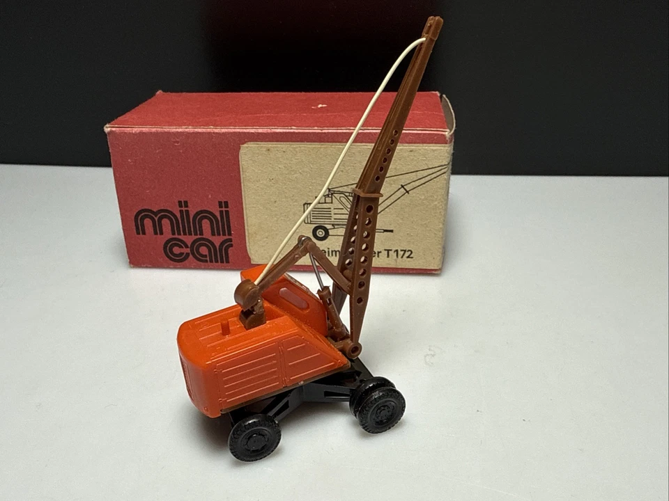 Spur H0 DDR ESPEWE Weimarlader T172 Kran Bagger Fahrzeug für Piko Modellbahn - Bild 4 von 4