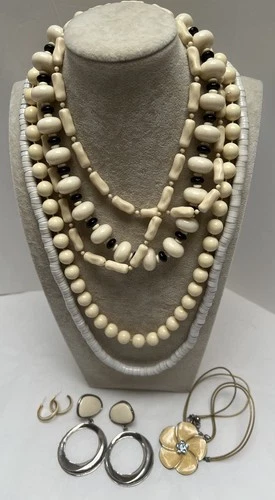 Vintage 60 Piece Costume Jewelry Lot - All Wearable Craft Repurpose Multicolor