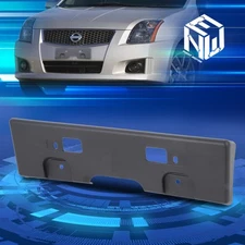 For 10-12 Nissan Sentra Front Bumper License Plate Tag Mount Bracket Holder Kit