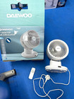 Daewoo Desktop Air Circulator  Table Fan, Remote, Oscillating (see description)