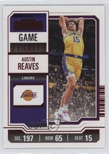 2023-24 Panini Contenders Red Game Ticket Austin Reaves #15 1u6
