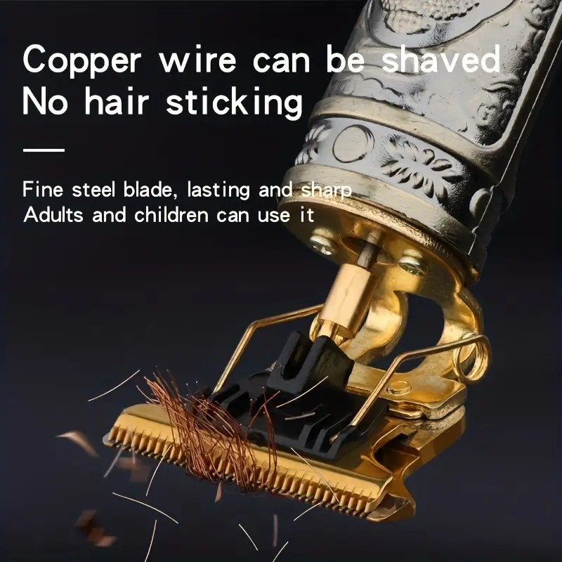 Professional Barber Equipment:Hair Clipper & Trimmer Set Barber Kit Rechargeable