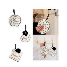 Asciugamano con anelli per appendere strofinacci per bagno, cucina,