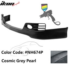 Fits 06-08 Acura Tsx Front Bumper Lip Euro-r Style Spoiler Nh674p Gray Splitter