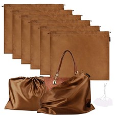 6 Pack Silk Dust Bags for Handbags Purses Shoes Boots  19.6x15.7 in