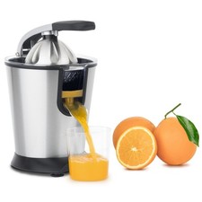 H.Koenig AGR80 Spremiagrumi elettrico professionale con bracccio in acciaio inox