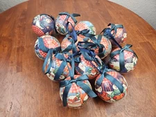 C &F Enterprises Vtg 1996 Frosty & Friends 12 Snowman Paper Mache Ornaments