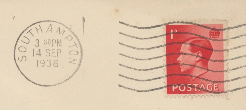 Марки Великобритании 1936 1d алые (14/9/36) SG458 FDC; CV £200 - Изображение 2 из 3