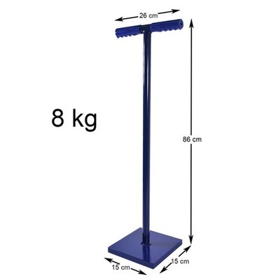 Bornit Handstampfer Betonstampfer - 18x18 Cm Grundplatte Zum Verdichten Von Beton