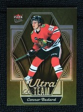 2024-25 Upper Deck Fleer Ultra Team Gold 6/10 Connor Bedard #UT39OF40 1q6o