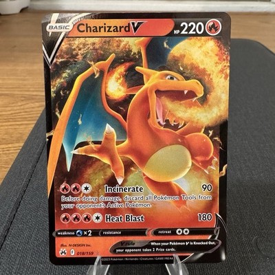 Charizard V 018/159 Crown Zenith Ultra Rare Holo Near Mint