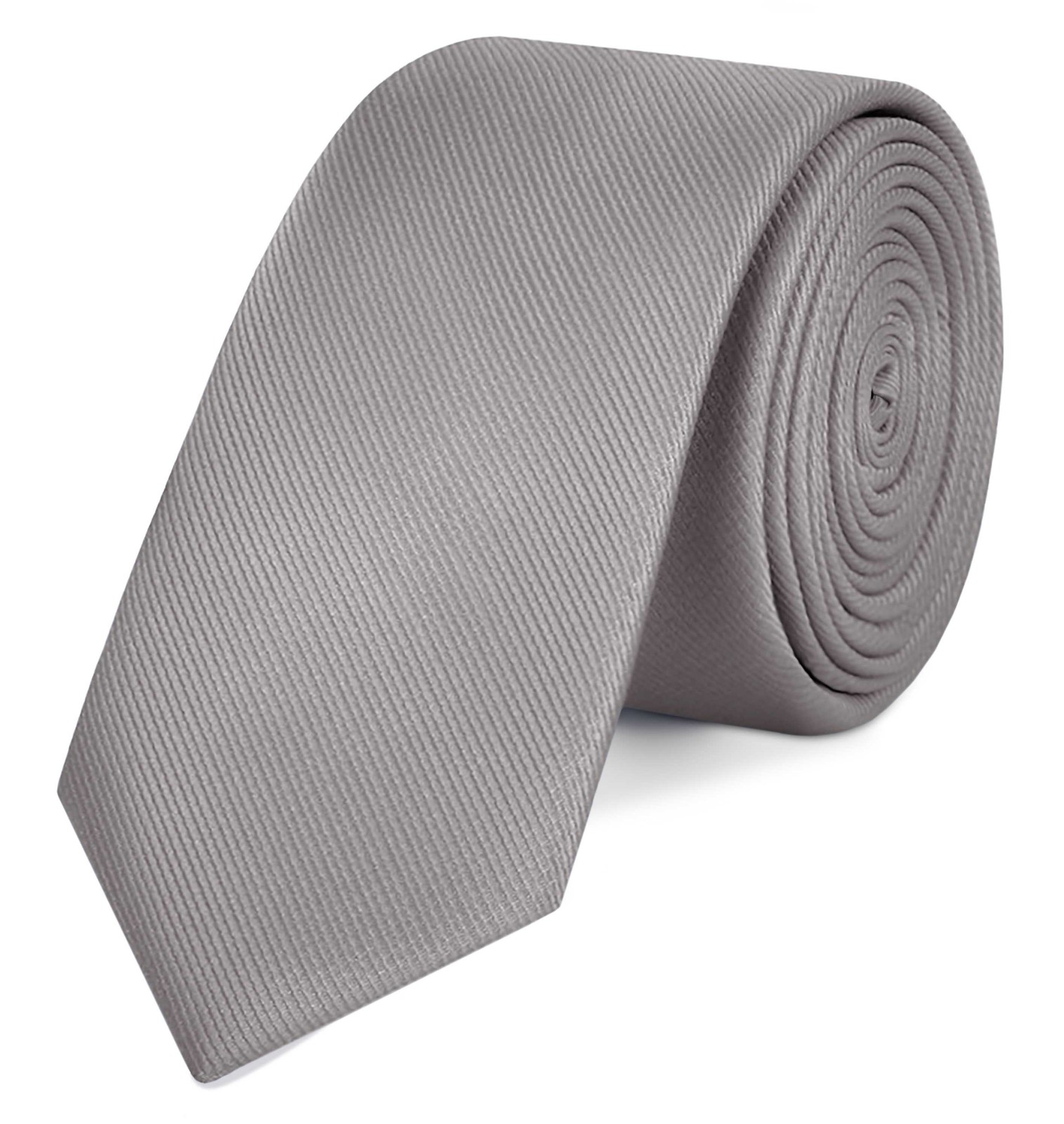 Cravatta Grigio Chiaro Cravatta da sposa unisex moda slim per eventi