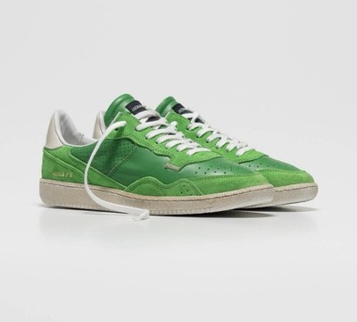 Hidnander Men s Mega T Low-Top Sneakers In Green, Size 11