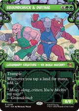 x1 Groundchuck  Dirtbag x1 MTG Showcase FOIL Teenage Mutant Ninja Turtles