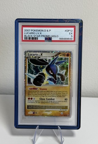 Lucario LV.X graded PSA 5 for sale on eBay