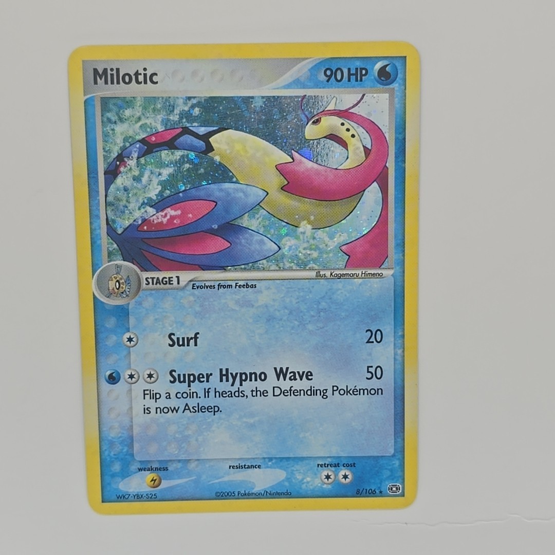 Milotic 8/106 EX Emerald Reverse Holo Stamped Pokemon TCG Card