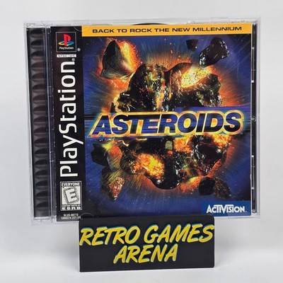 Asteroids (PlayStation 1 PS1) Black Label CIB COMPLETE
