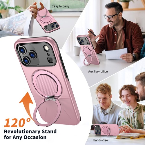 Magnet Ring Ständer Stoßfest Slim Back Case für iPhone 17 Pro Max/17 Pro/Air - Bild 22 von 57