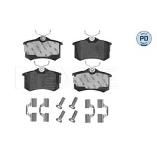 Satz Bremsbeläge Bremsklötze hinten für Renault Modus-Grand F/JP0 | 23911813