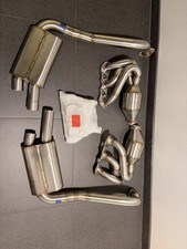 GMG Porsche 981 Cayman GT4 Full Exhaust With HJS Catalytic Converters 2015-2016