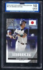 Shohei Ohtani 2018 Leaf Exclusive Flag Edition #FL-01 ISA 10 Gem Mint Rookie