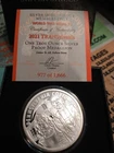 Transylvania Proof by Silver Shield W/Coa + Box 977 of 1666