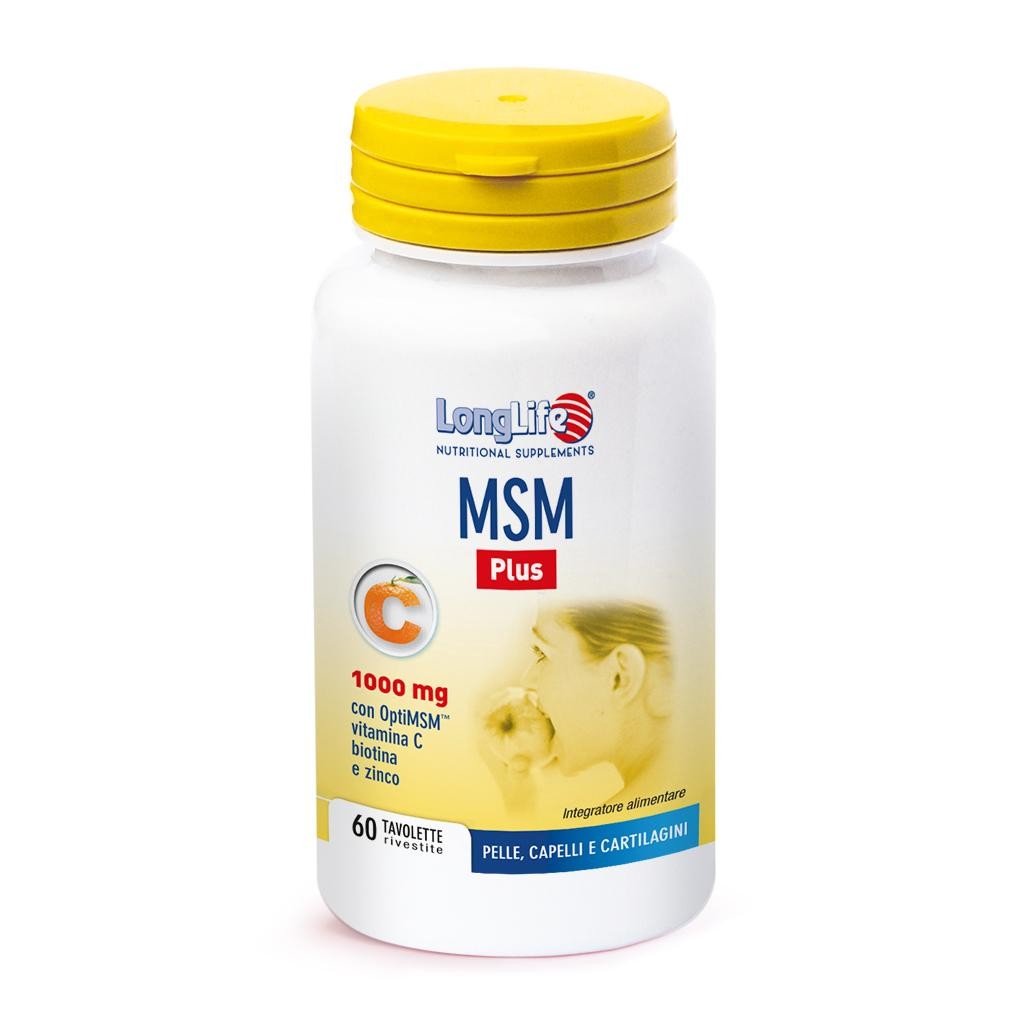 Longlife Antiossidanti Multifunzionali Longlife® Msm Plus 60 Pz Tavolette Bambino - Immagine 2