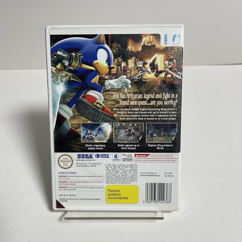 Sonic and the Black Knight Nintendo Wii Video Game PAL - Complete W Manual - Picture 3 of 4